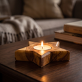 Olive Star Tealight Holder