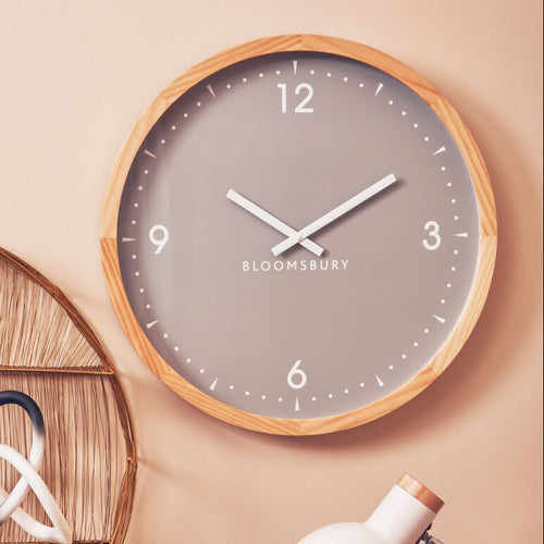 50cm Dia Grey Wall Clock | Vitus