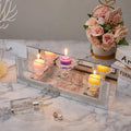 Crystal Bloom Triple Candle Holder