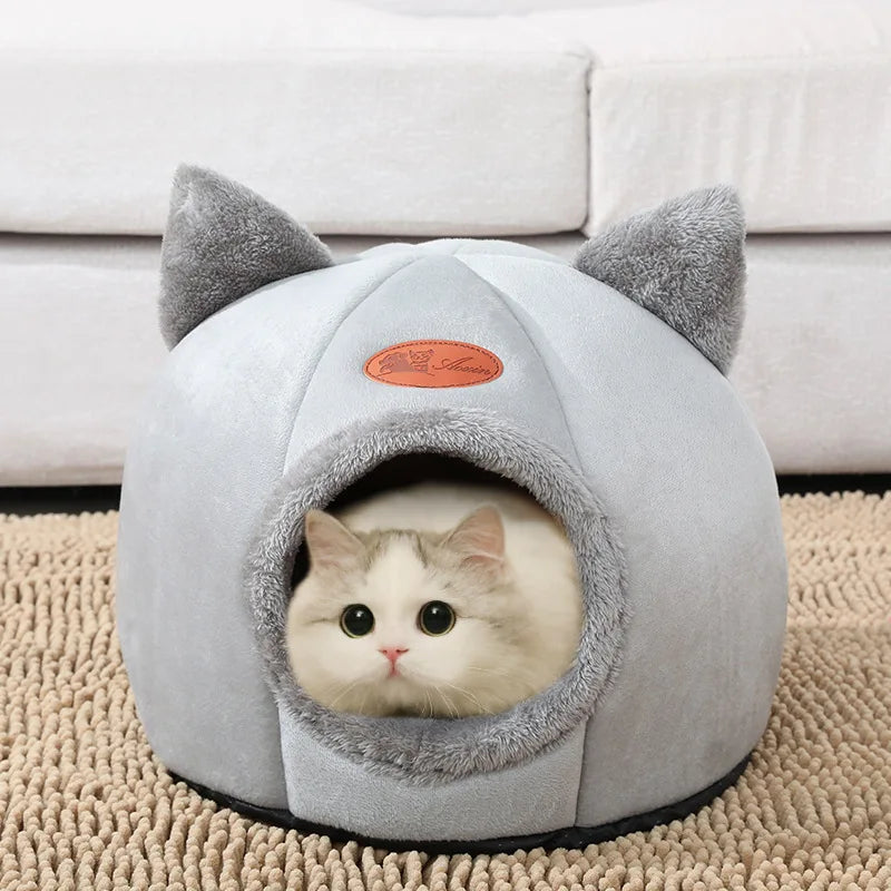 booteely Snuggle Nook – Cosy Cat Cave Bed
