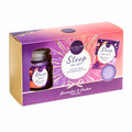 Candle, bath salts & bath bomb gift set - sleep