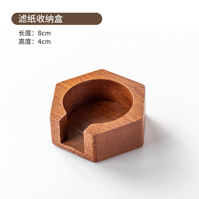 Coffee Corner – Wooden Filter Paper Holder & Refills