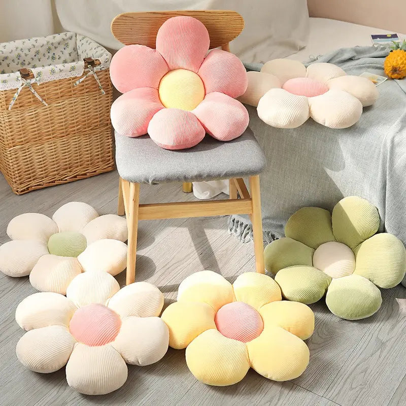 MIAOOWA Petal Hugs – Plush Flower Cushion, 35 cm