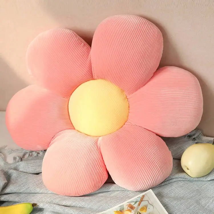 MIAOOWA Petal Hugs – Plush Flower Cushion, 35 cm