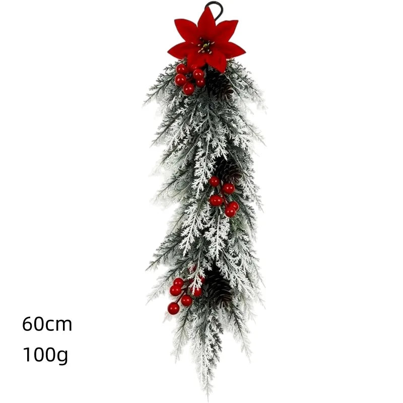 Winter Welcome – Nordic-Style Artificial Christmas Wreath