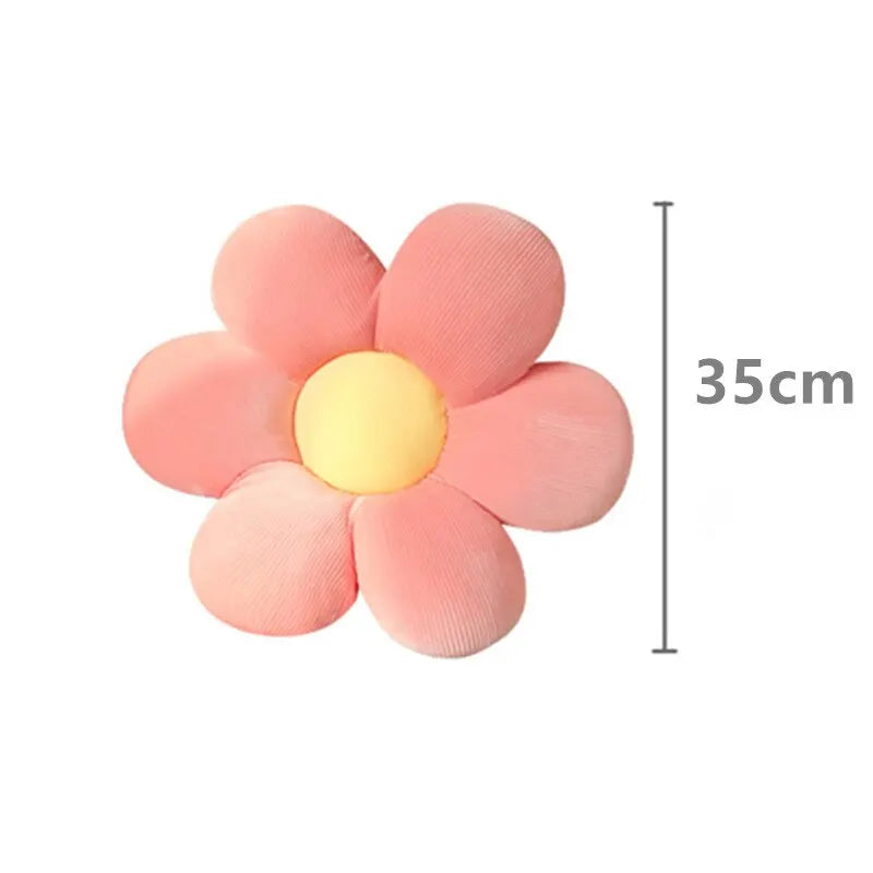MIAOOWA Petal Hugs – Plush Flower Cushion, 35 cm