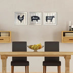 Vintage Little Gallery – Framed Wall Art Trio