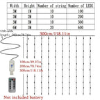 Twinklefall – USB Curtain Fairy Lights with Remote