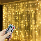 Twinklefall – USB Curtain Fairy Lights with Remote