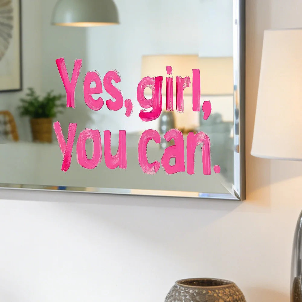 A Little Encouragement – Inspirational Mirror & Window Decal
