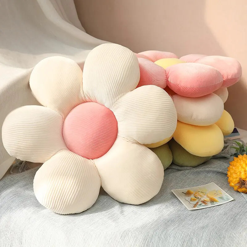 MIAOOWA Petal Hugs – Plush Flower Cushion, 35 cm
