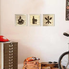 Vintage Little Gallery – Framed Wall Art Trio