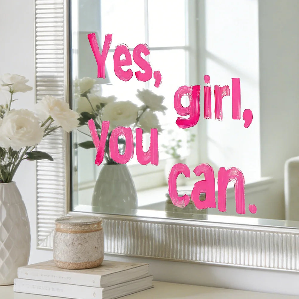 A Little Encouragement – Inspirational Mirror & Window Decal