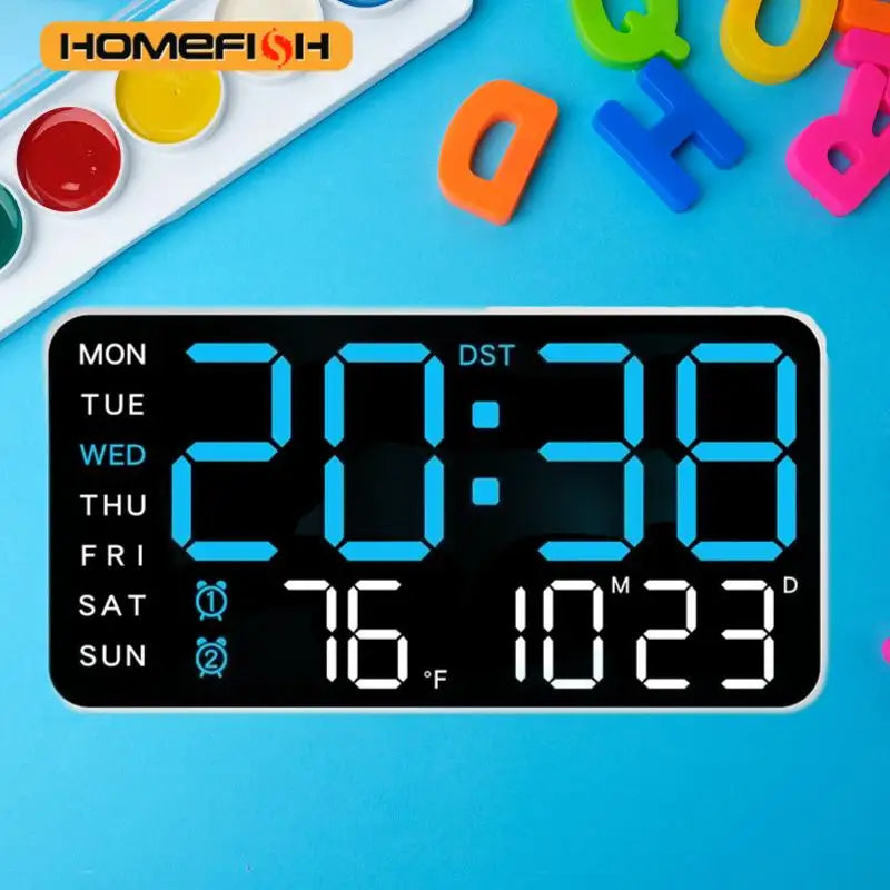 ClearDay – Large Digital Wall Clock