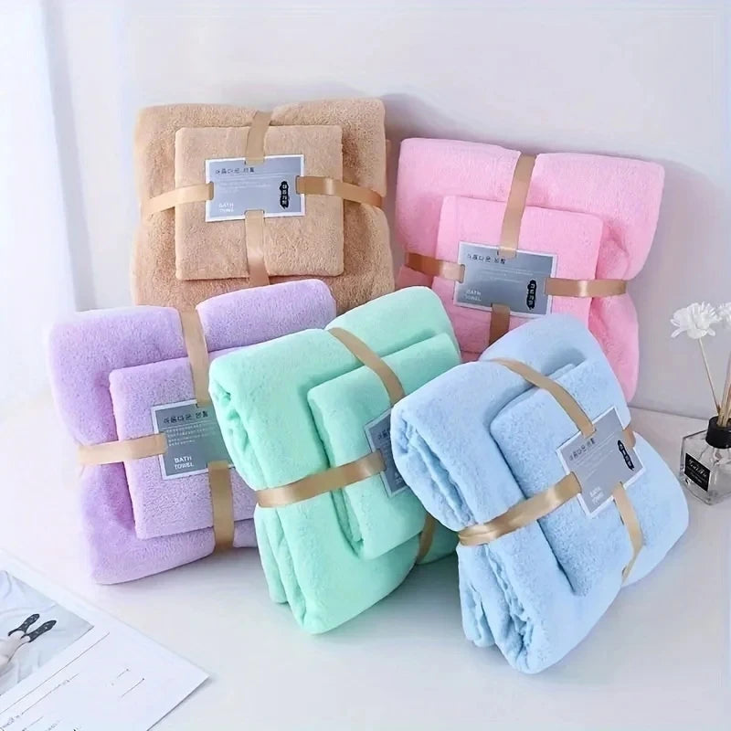 Spa Sundays – Soft Microfibre Towels, 2-Piece Set