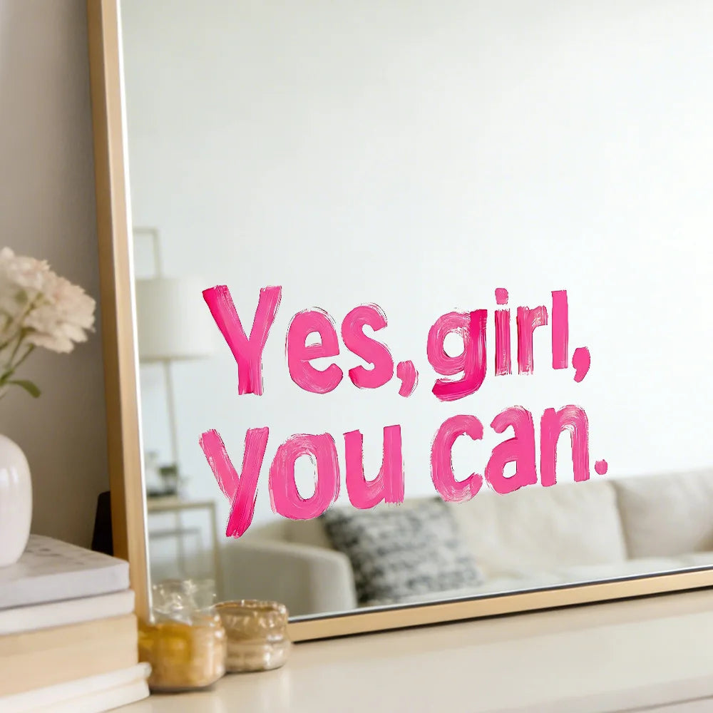 A Little Encouragement – Inspirational Mirror & Window Decal