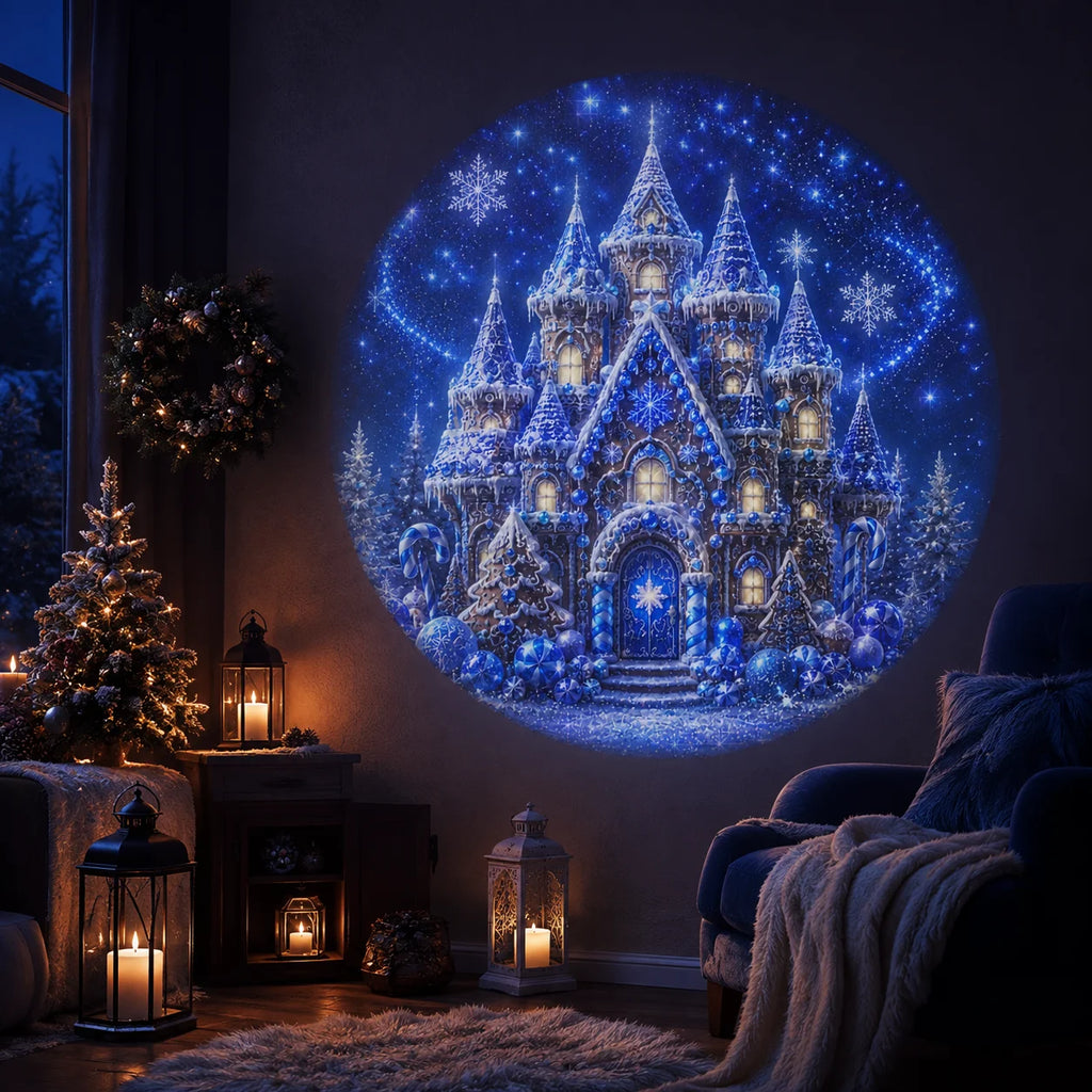 MerryGlow – 8-Pattern Christmas Projection Light