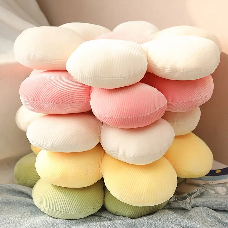 MIAOOWA Petal Hugs – Plush Flower Cushion, 35 cm