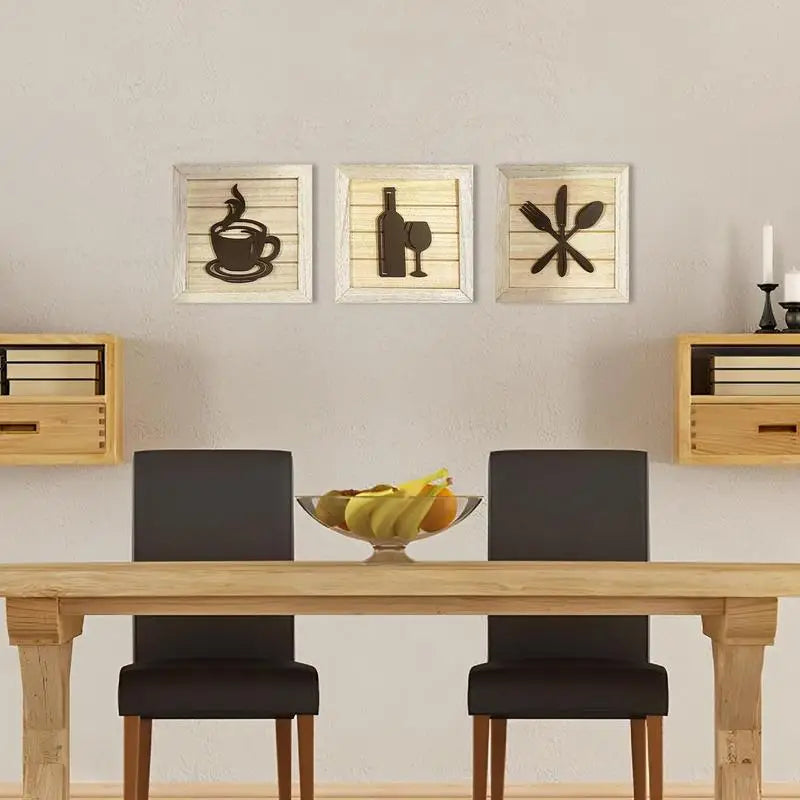 Vintage Little Gallery – Framed Wall Art Trio