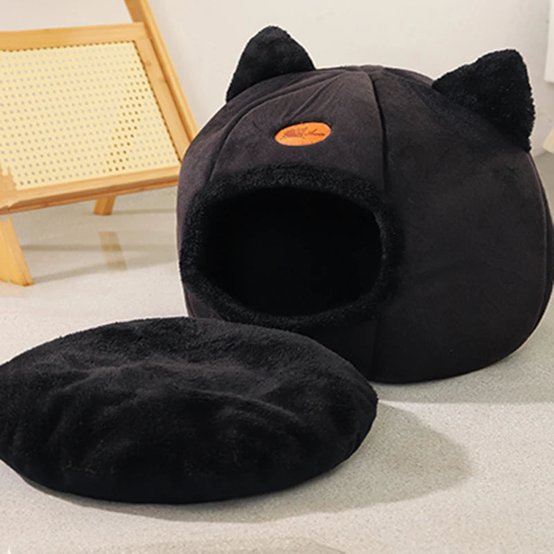 booteely Snuggle Nook – Cosy Cat Cave Bed