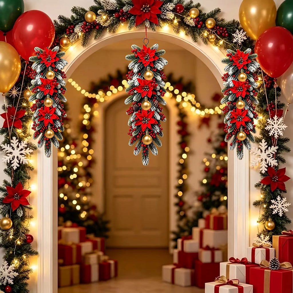Winter Welcome – Nordic-Style Artificial Christmas Wreath