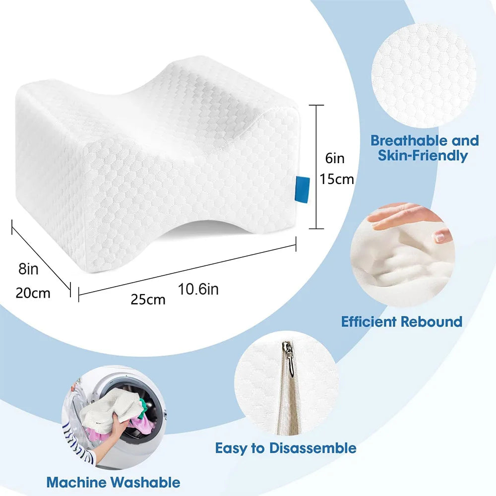 Between Dreams – Memory Foam Knee Pillow with Strap