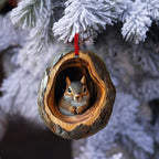 Peekaboo Pals – Acrylic Animal Christmas Ornament