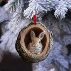 Peekaboo Pals – Acrylic Animal Christmas Ornament