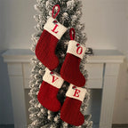 Letter to Santa – Knitted Initial Christmas Stocking