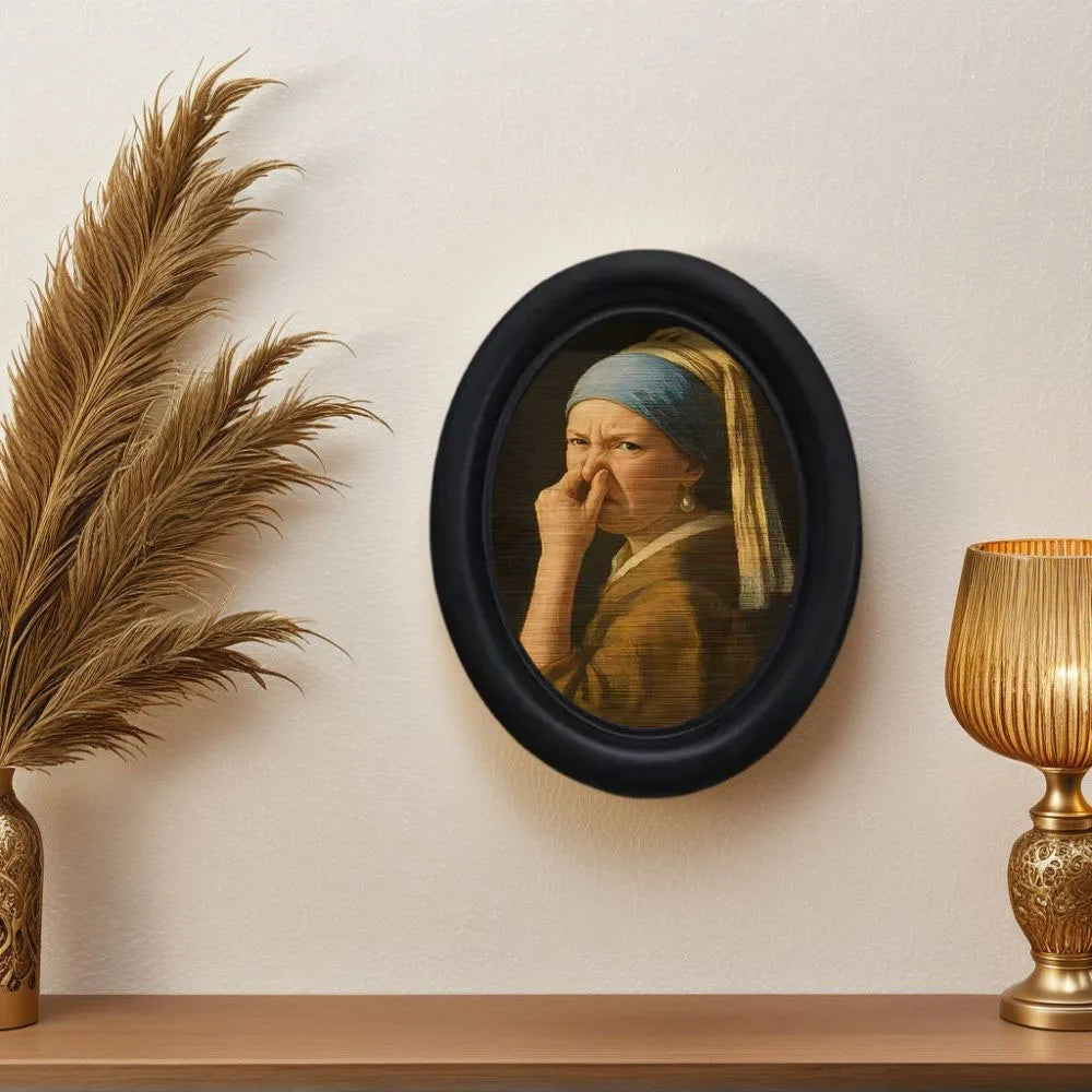 Little Miss Quirky – Mini Framed Wooden Wall Art