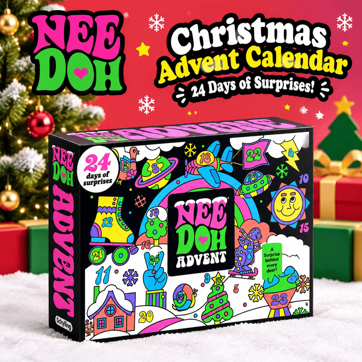 NeeDoh Festive Fidgets – Advent Calendar