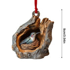 Peekaboo Pals – Acrylic Animal Christmas Ornament