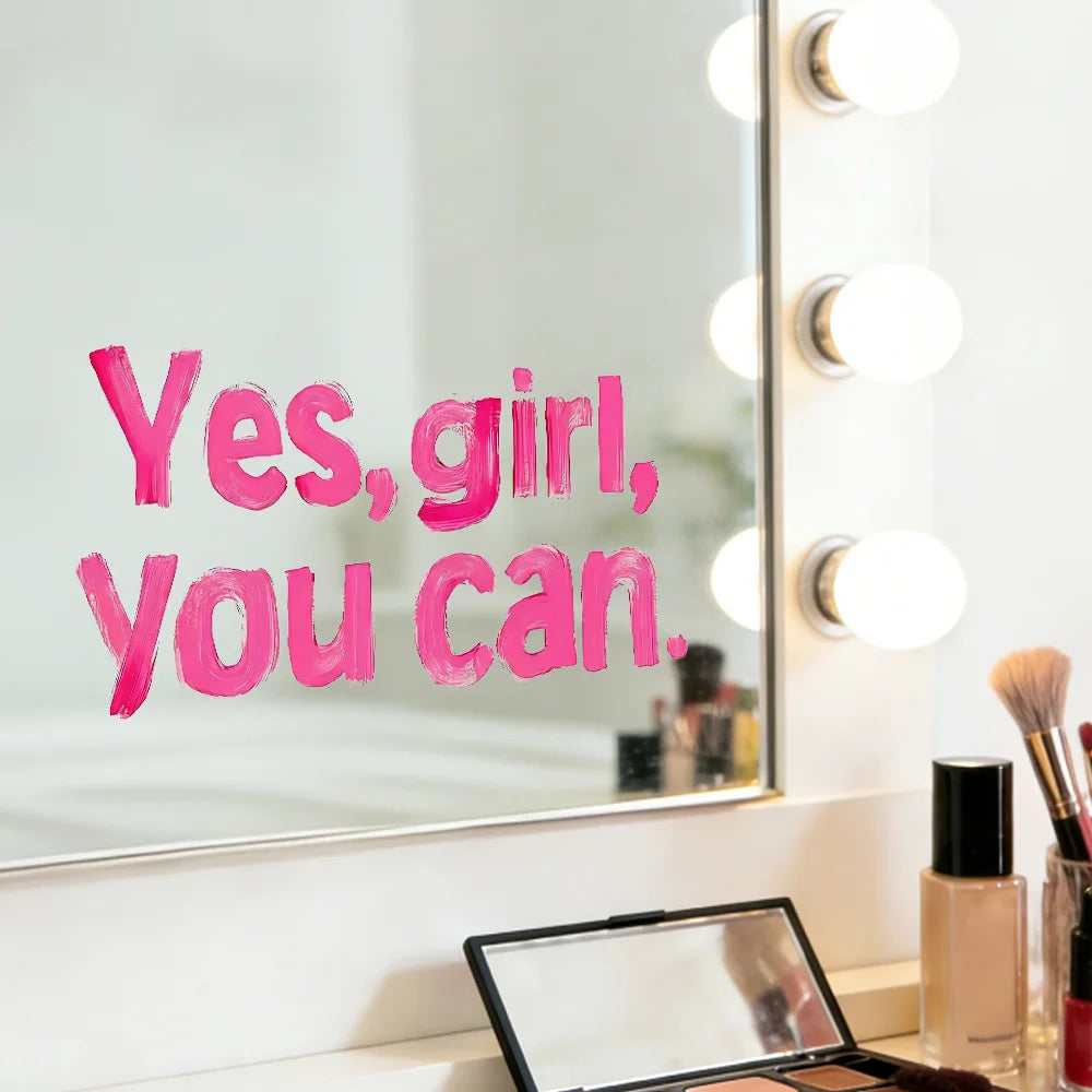 A Little Encouragement – Inspirational Mirror & Window Decal