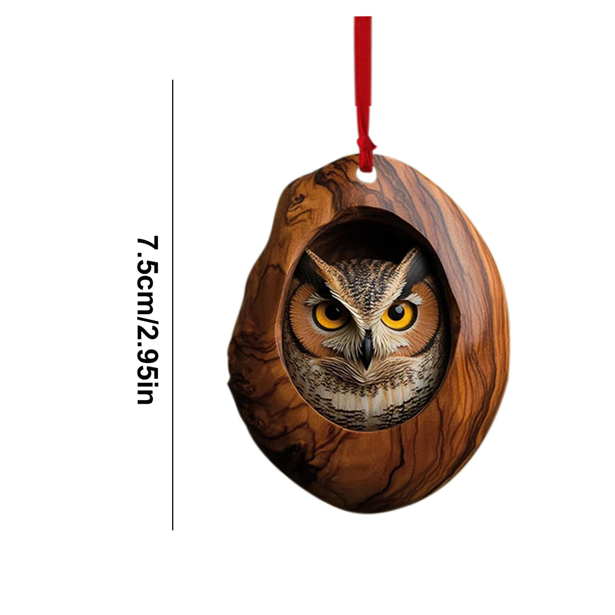 Peekaboo Pals – Acrylic Animal Christmas Ornament