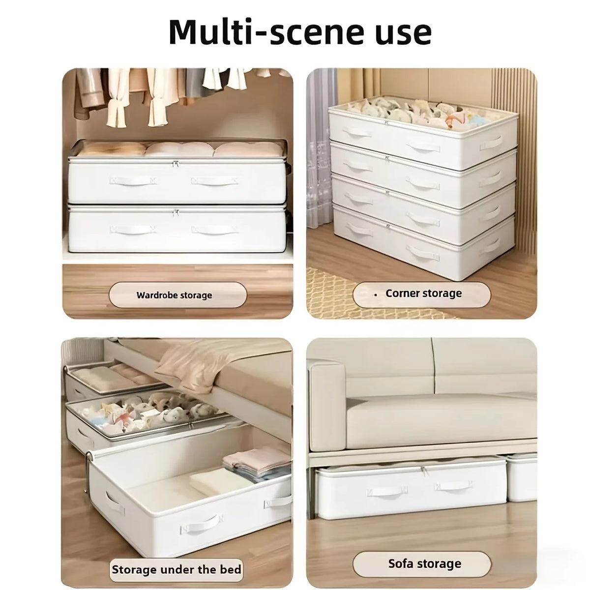 Tidy Tuck – Foldable Under-Bed Storage Bags