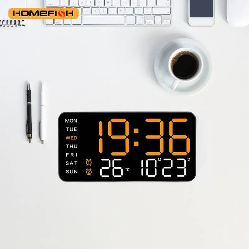 ClearDay – Large Digital Wall Clock
