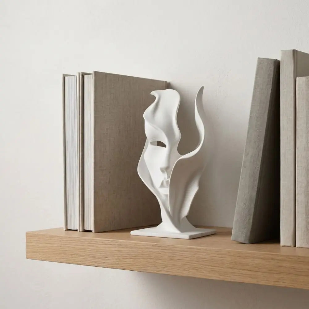 Quiet Contours – Half-Face Decorative Sculpture