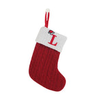 Letter to Santa – Knitted Initial Christmas Stocking