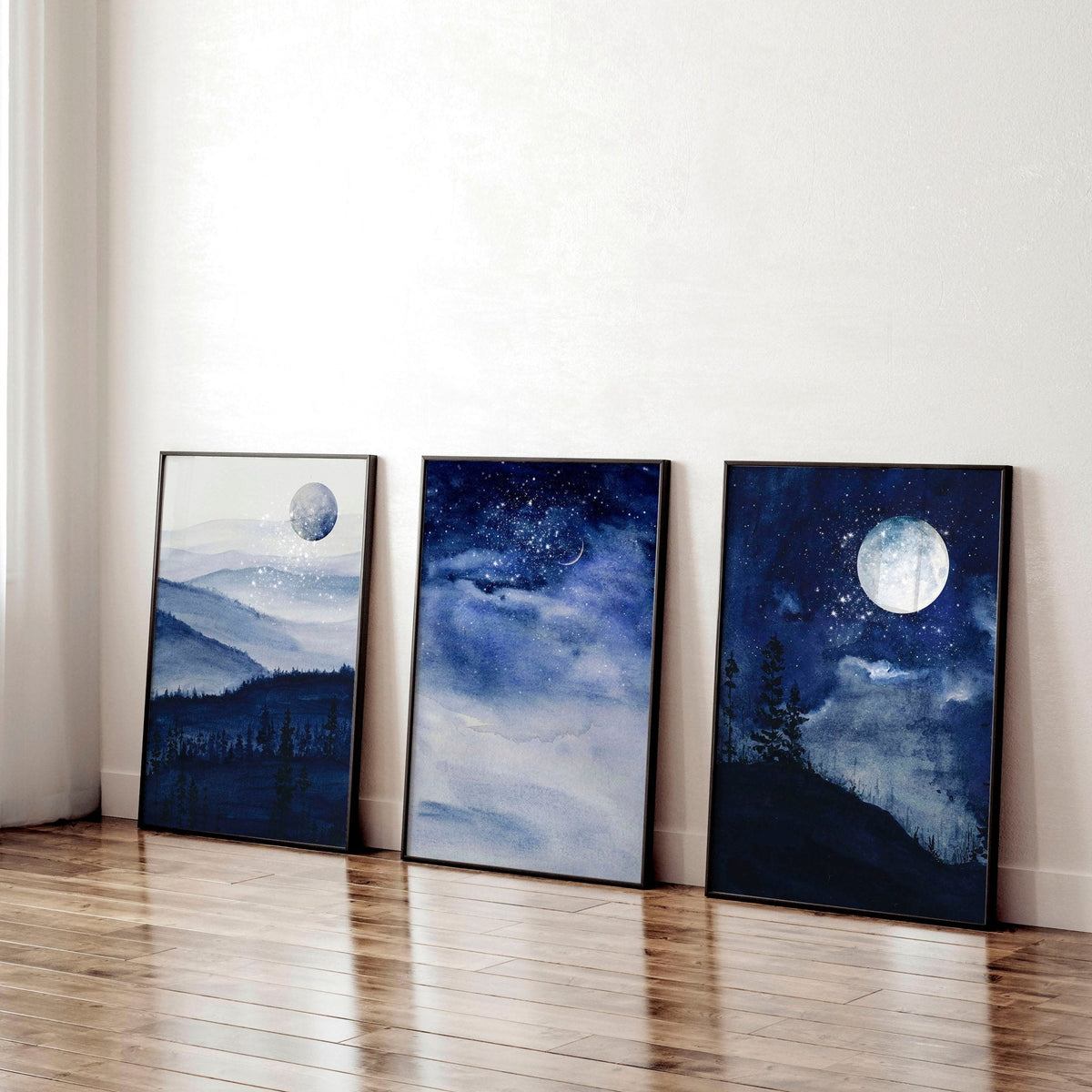 Starry Night Prints – Set of 3