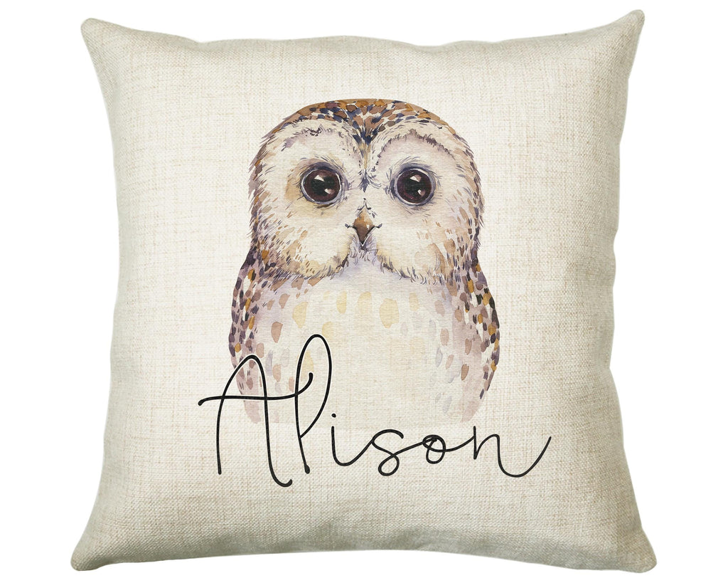 Personalised Owl Cushion – Name Design