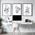 Soft Bloom Prints – Set of 3